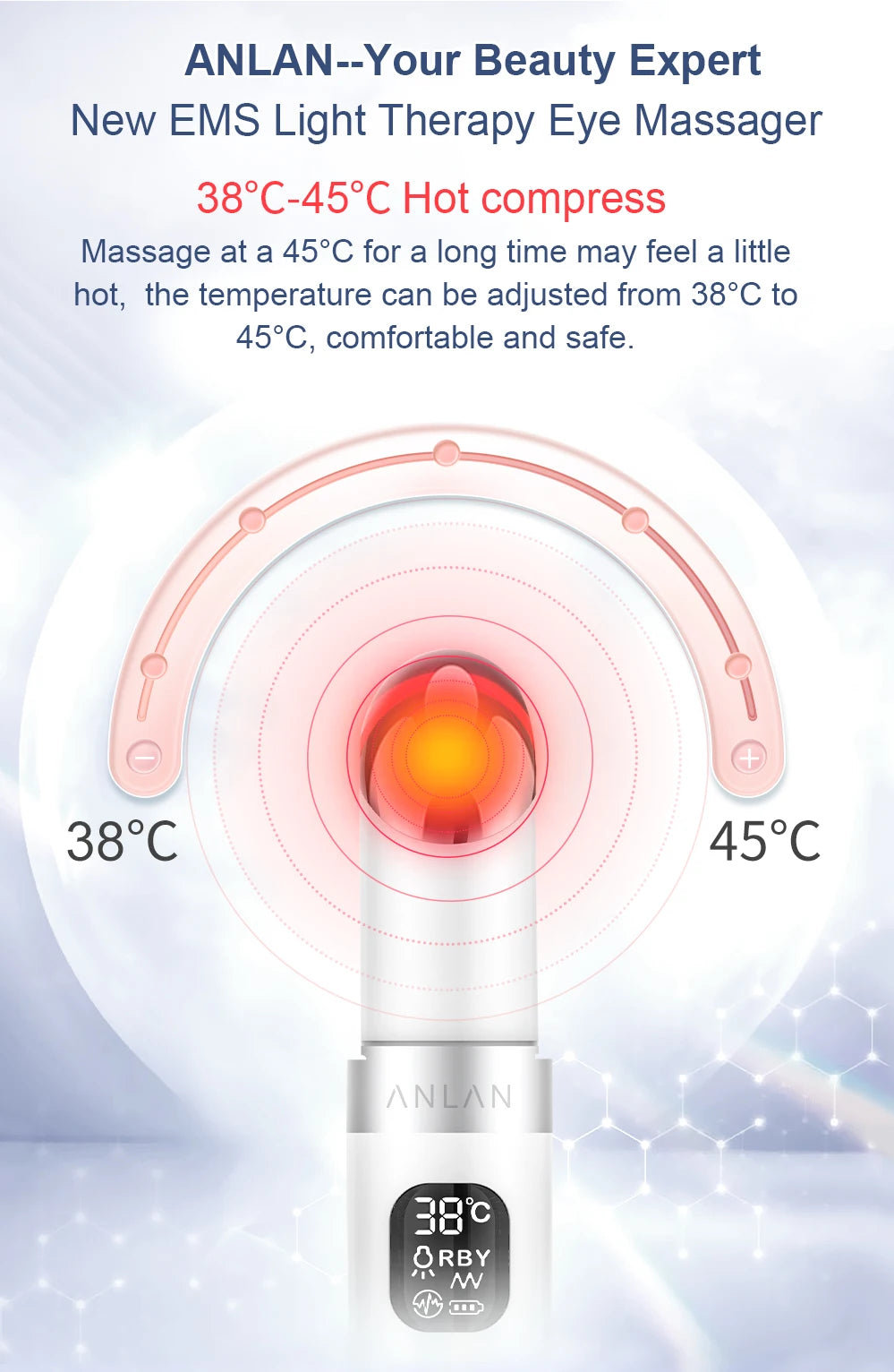 ANLAN Eye Massager – Lift, Soothe & Brighten Tired Eyes
