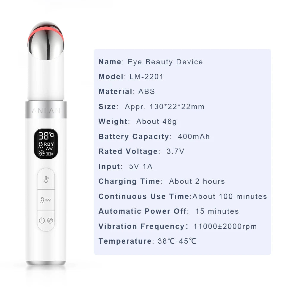 ANLAN Eye Massager – Lift, Soothe & Brighten Tired Eyes