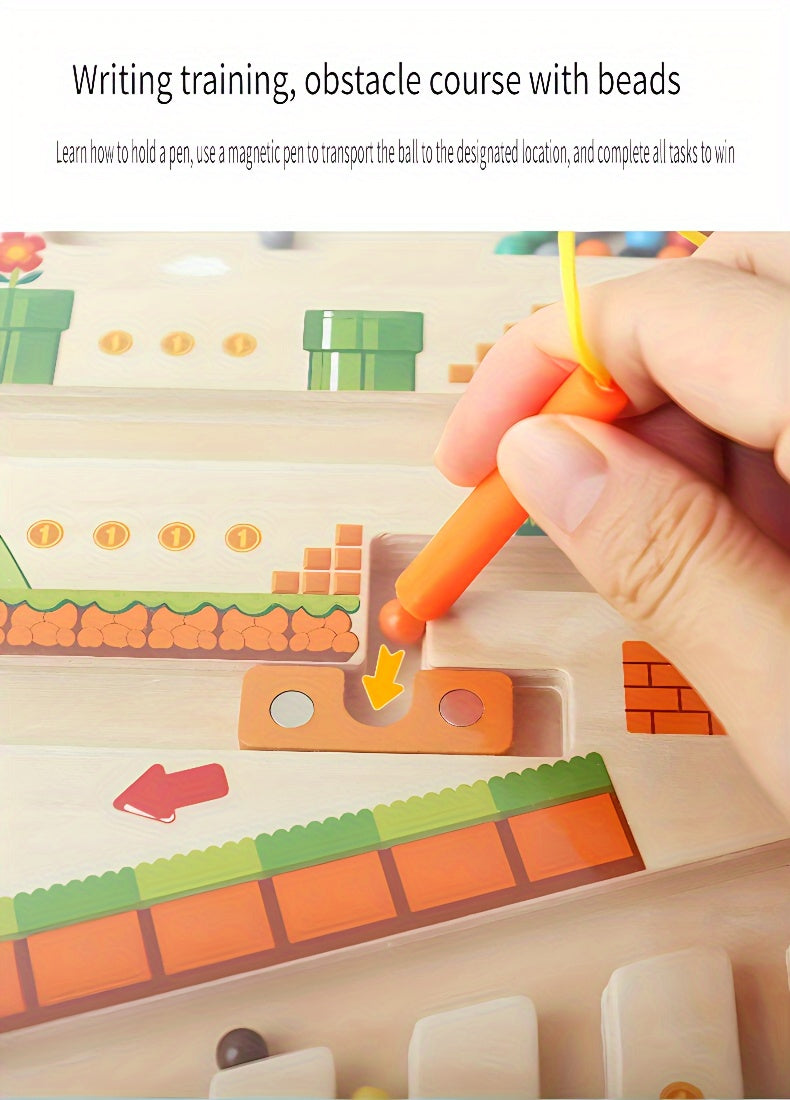 Magnetic Mushroom House Puzzle (Ages 6 & Under)