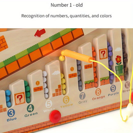 Magnetic Mushroom House Puzzle (Ages 6 & Under)